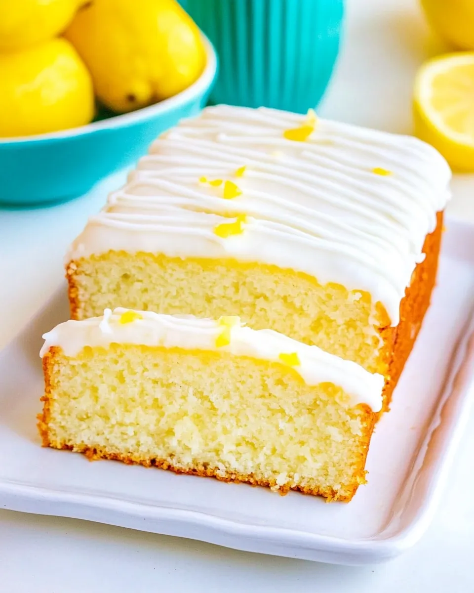 Delicious Starbucks Lemon Loaf Copy Cat image