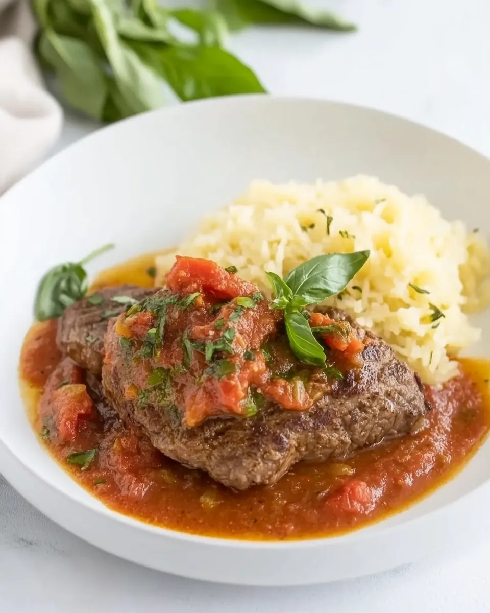 Easy Steak Pizzaiola - Carne alla Pizzaiola recipe photo