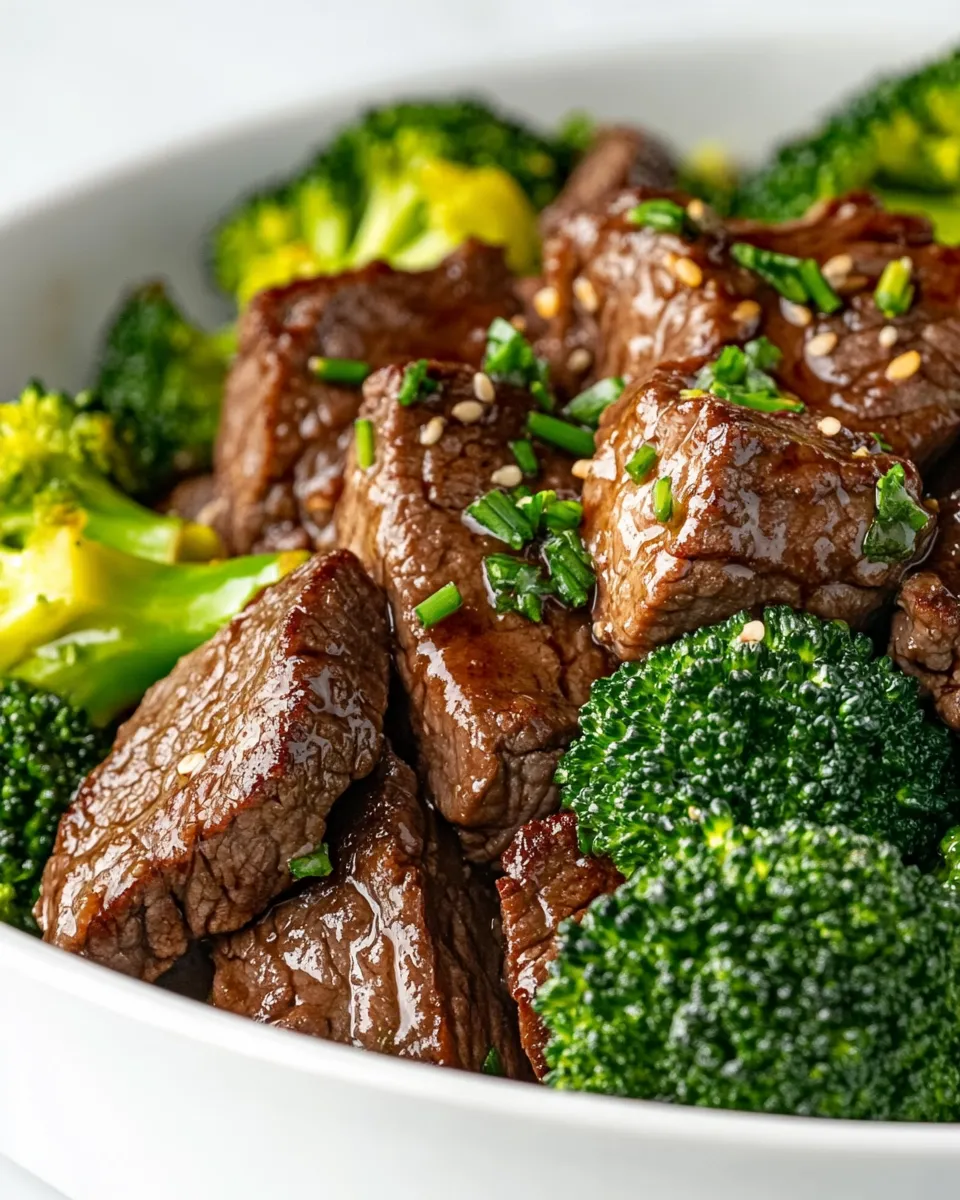 Classic Steak and Broccoli dish photo
