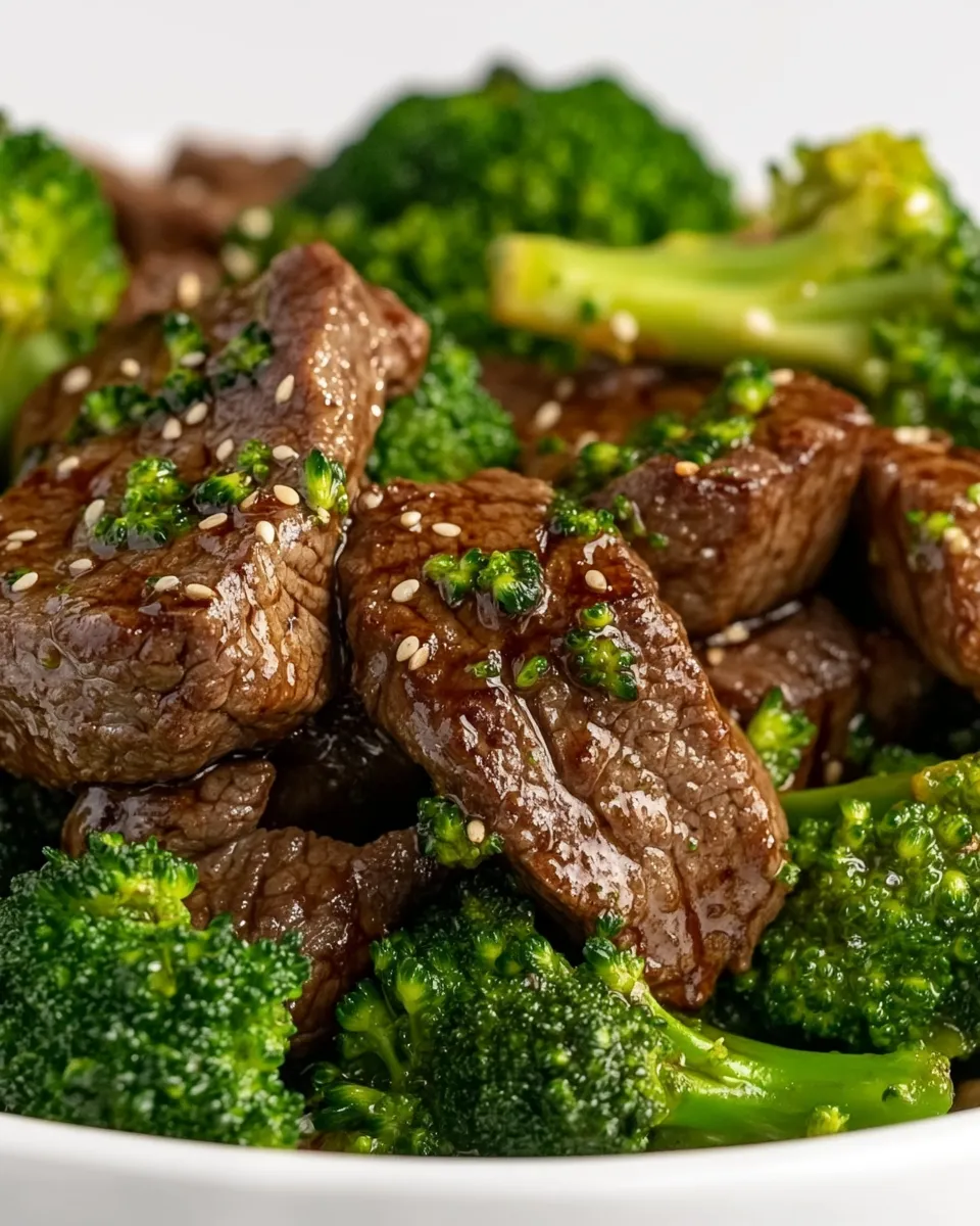Delicious Steak and Broccoli image