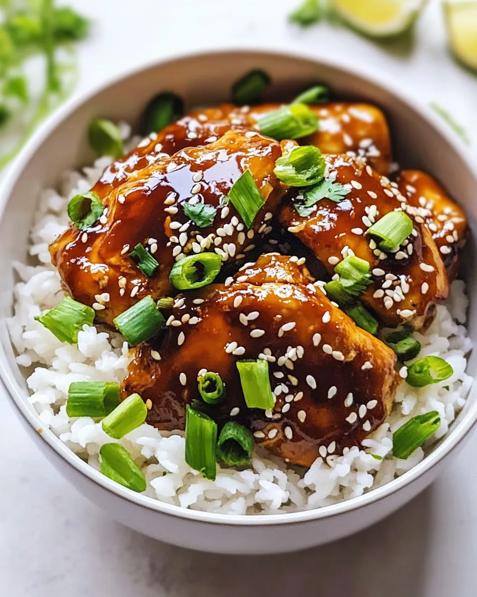 Easy Sticky Asian Glazed Chicken photo