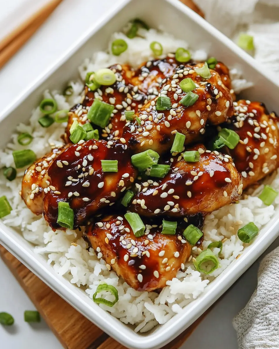 Best Sticky Asian Glazed Chicken recipe photo