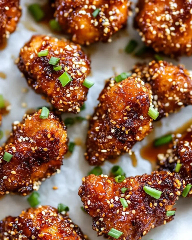 Homemade Sticky Honey Sriracha Chicken Bites photo