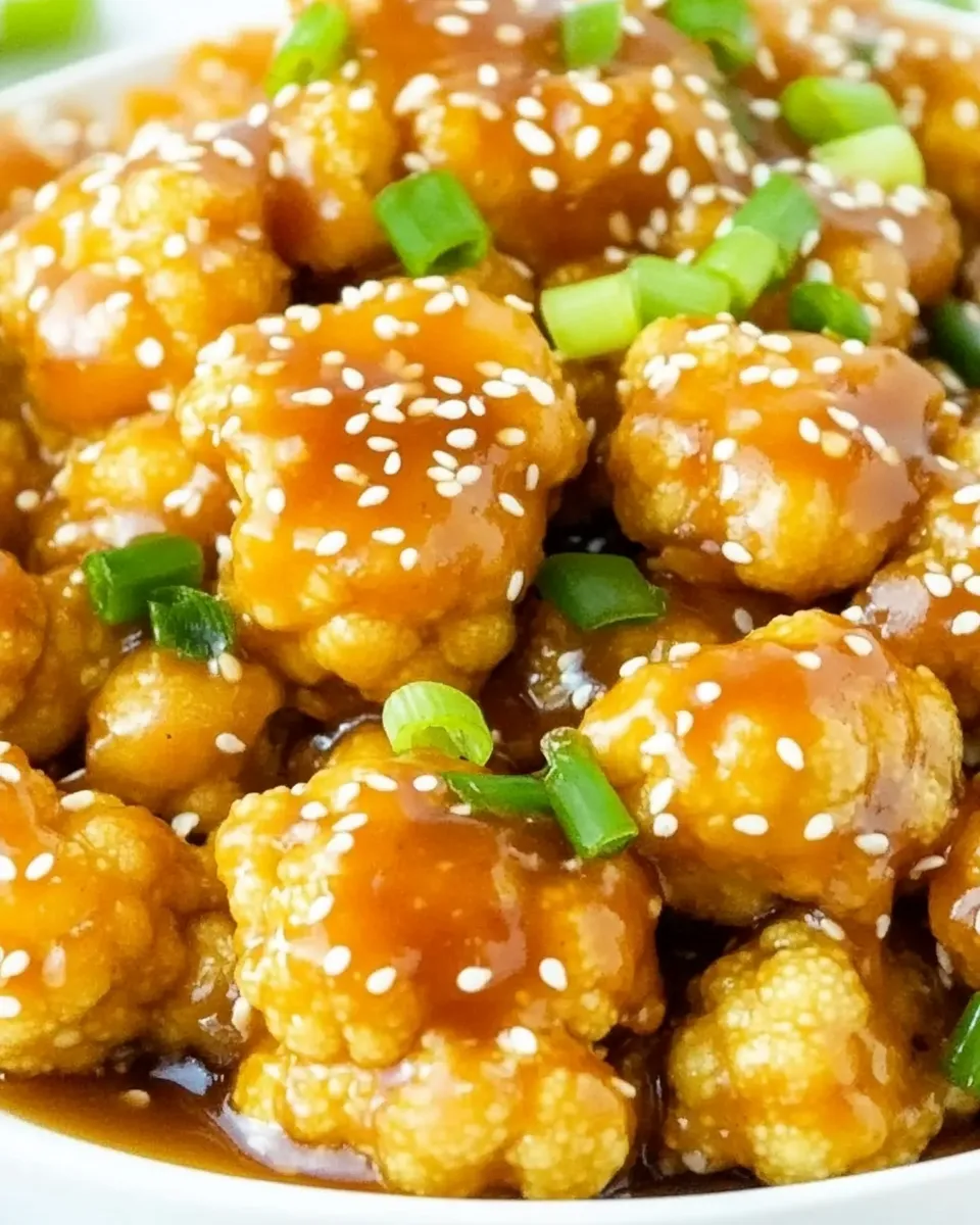 Homemade Sticky Sesame Cauliflower photo