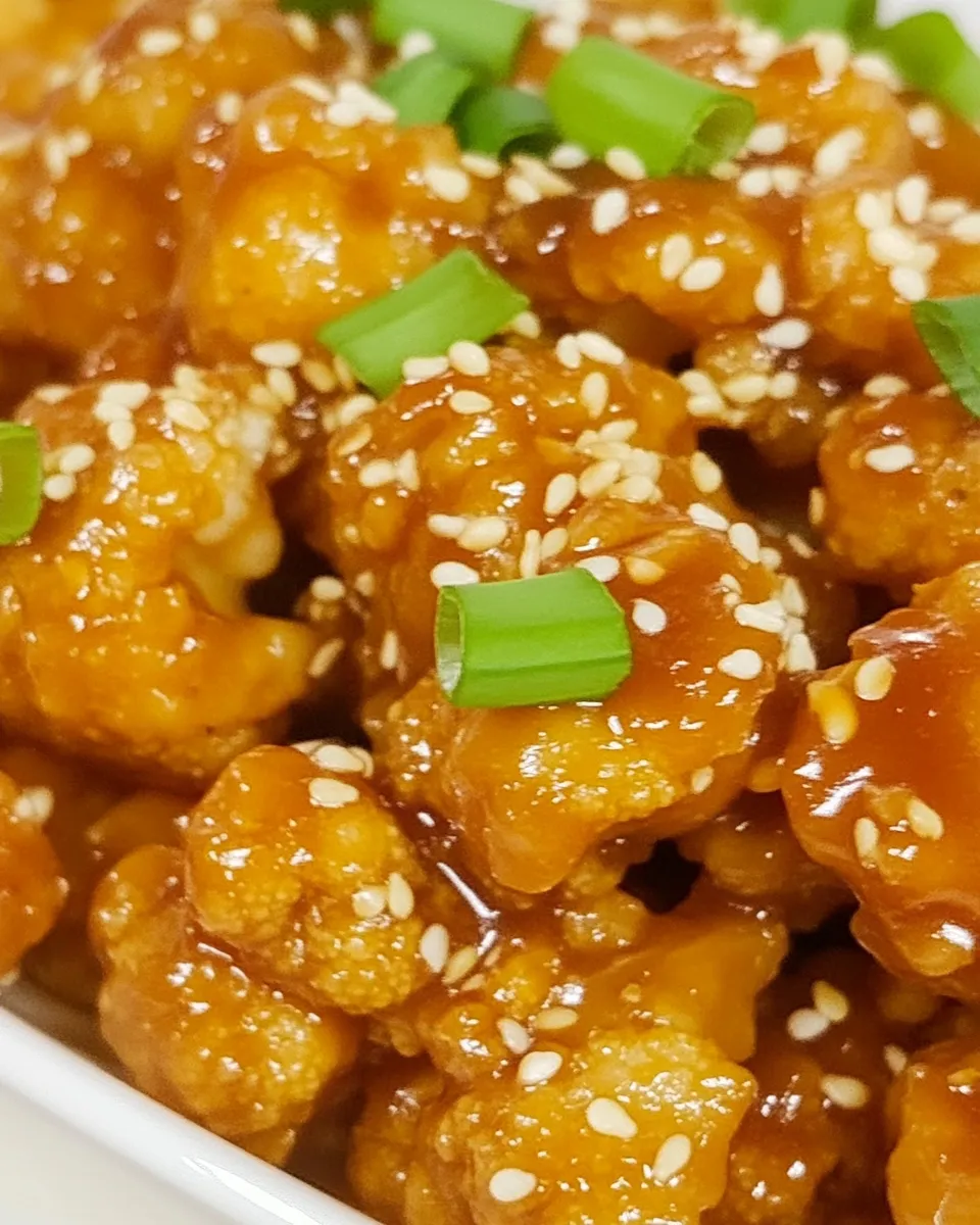 Easy Sticky Sesame Cauliflower recipe photo