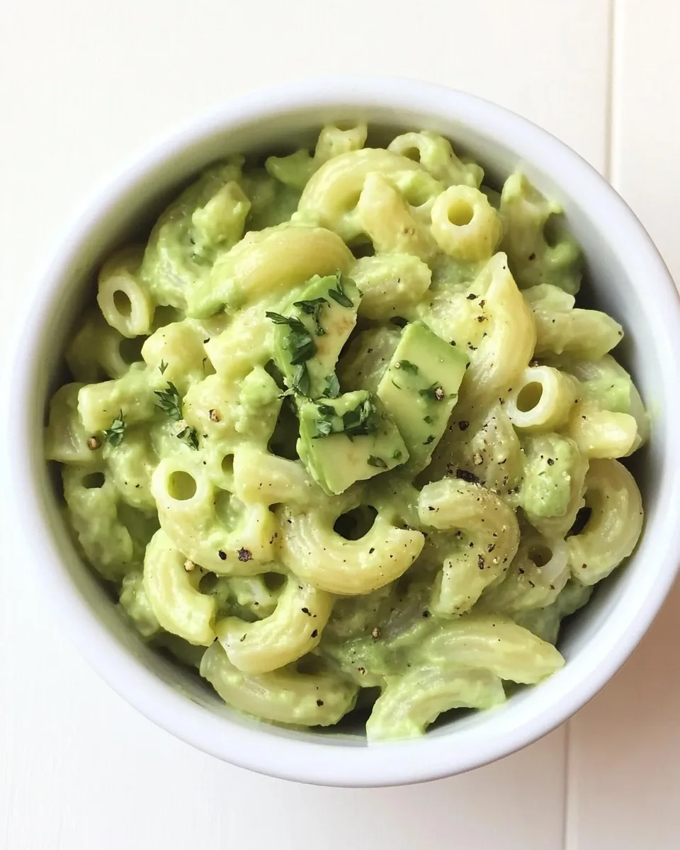 Delicious Stovetop Avocado Mac and Cheese image