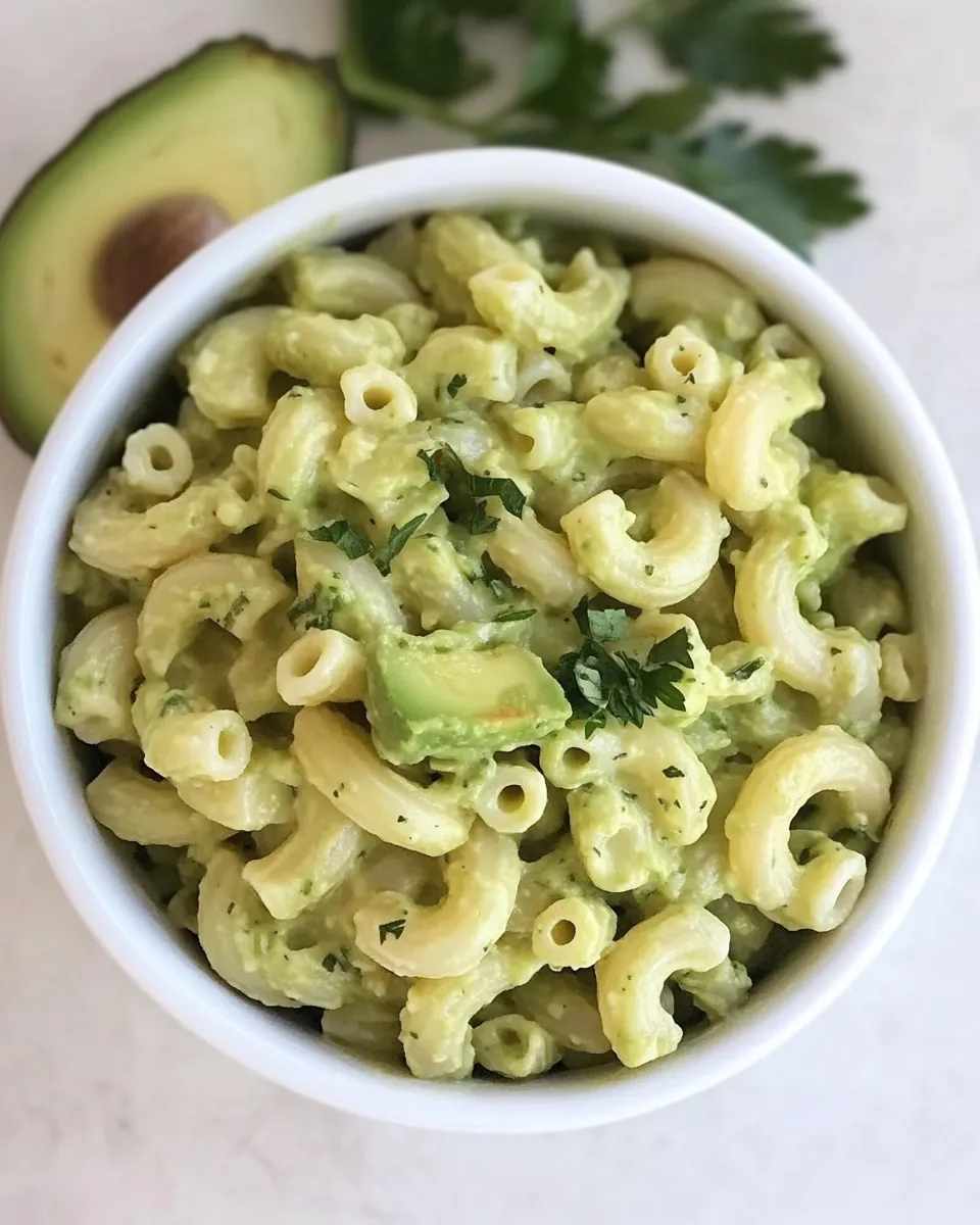 Quick Stovetop Avocado Mac and Cheese recipe photo