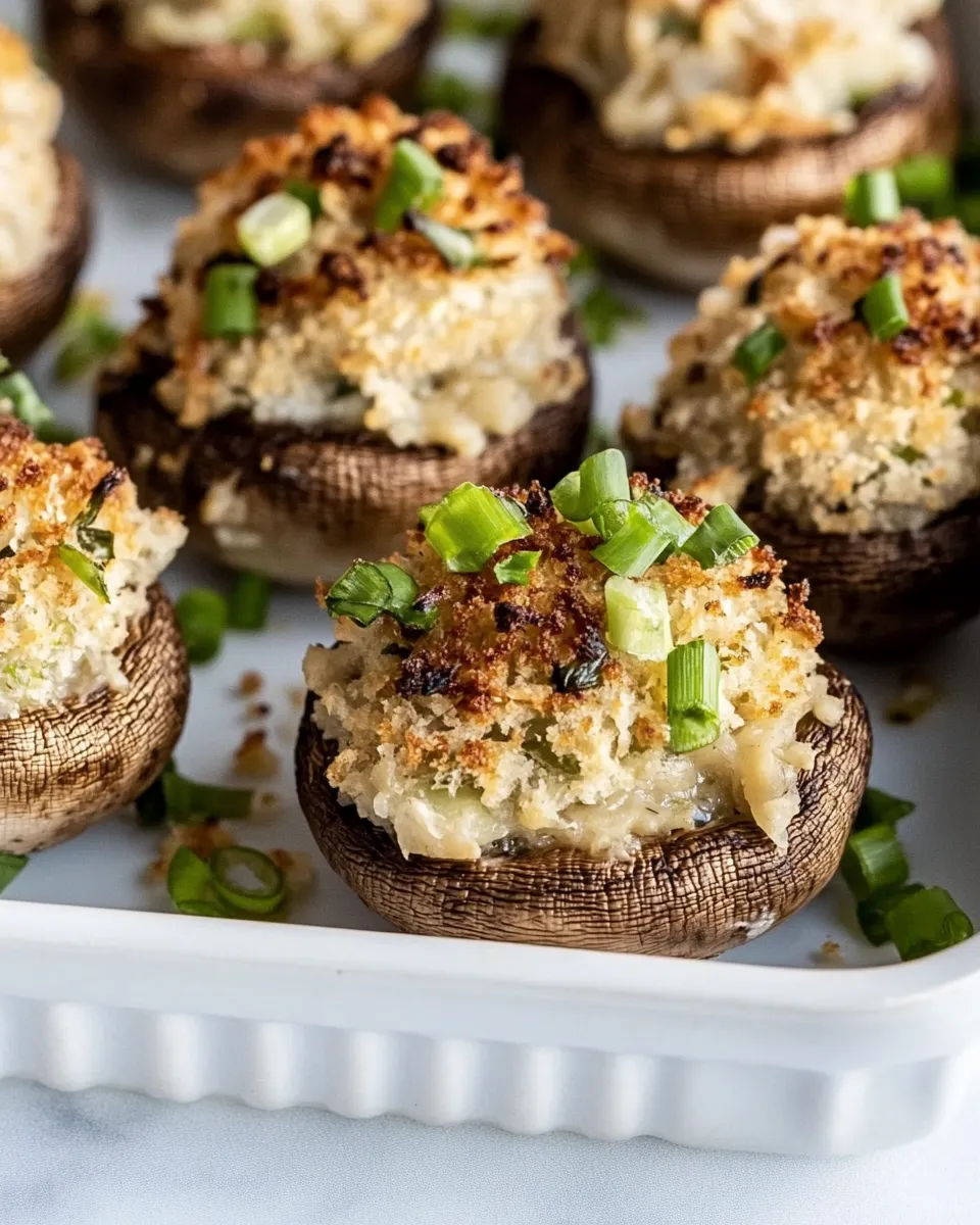 Delicious Stuffed Mushroom Recipe dish photo