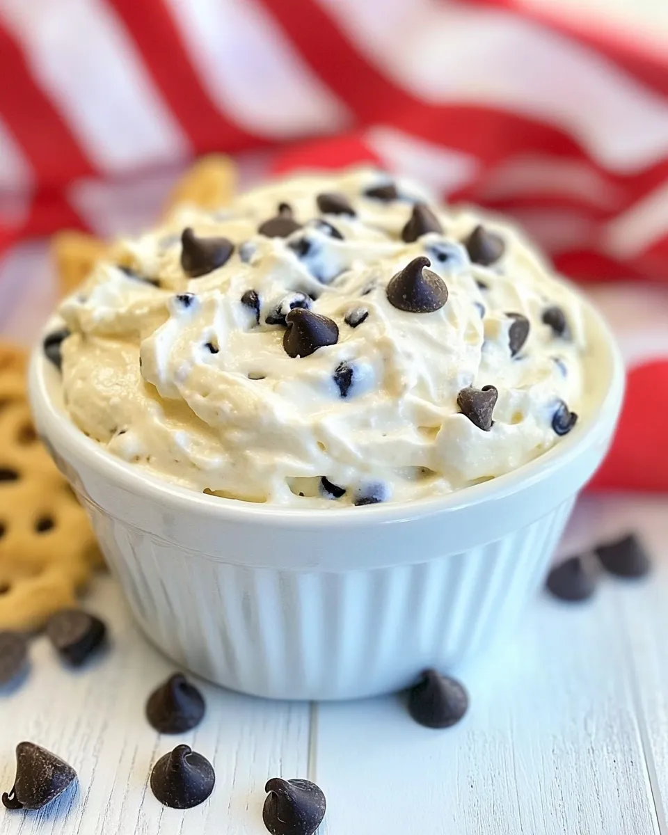 Delicious Sugar Free Chocolate Chip Dip With Cream Cheese shot