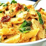 Homemade Sundried Tomato Chicken Pasta photo