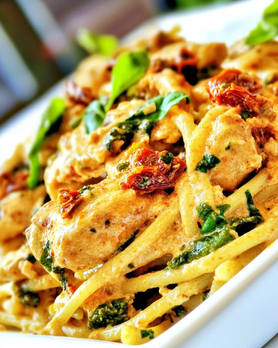 Classic Sundried Tomato Chicken Pasta image