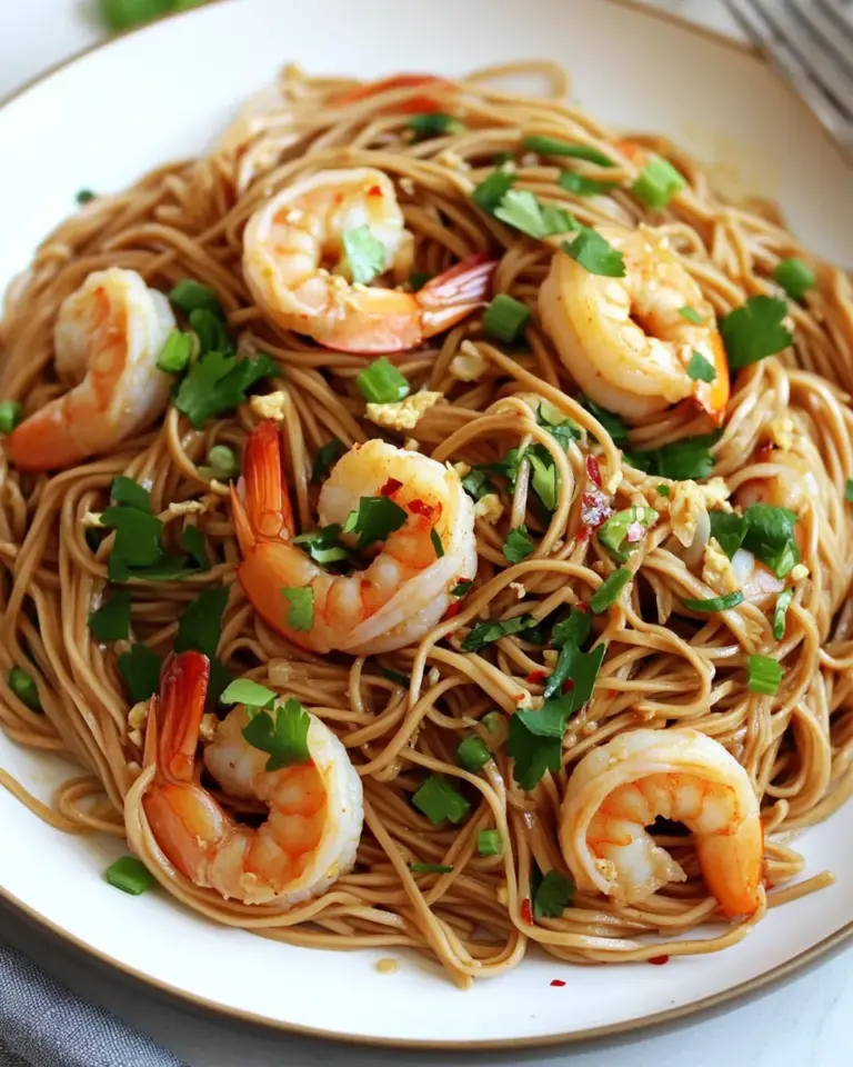 Easy Super Simple Garlic and Ginger Shrimp Soba Noodles photo