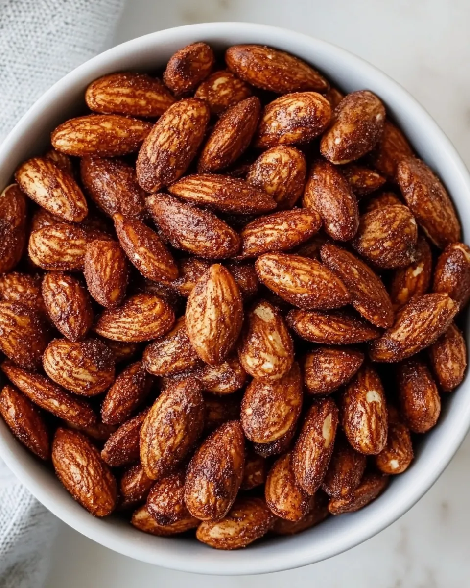 Delicious Sweet And Spicy Toasted Almonds shot