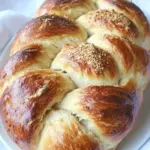 Homemade Sweet Challah Bread photo