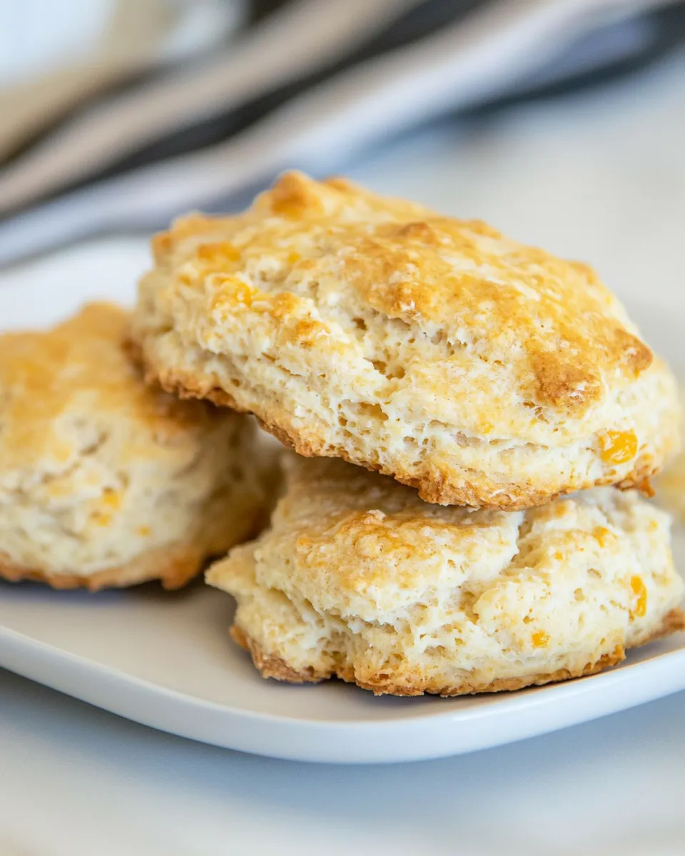 Easy Sweet Cream Biscuits Recipe shot