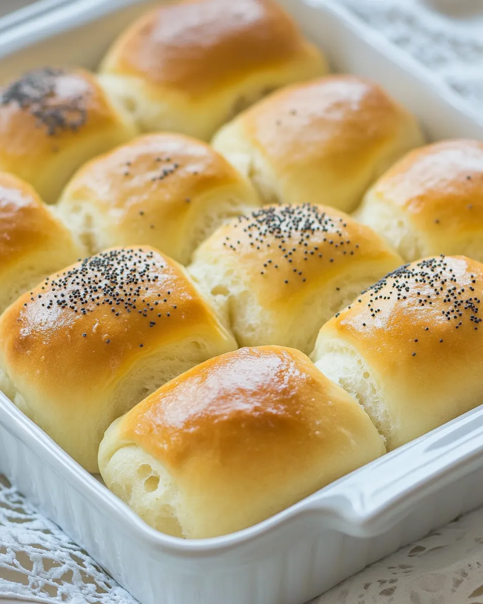 Easy Sweet Poppy Seed Buns (Pirohi) recipe photo