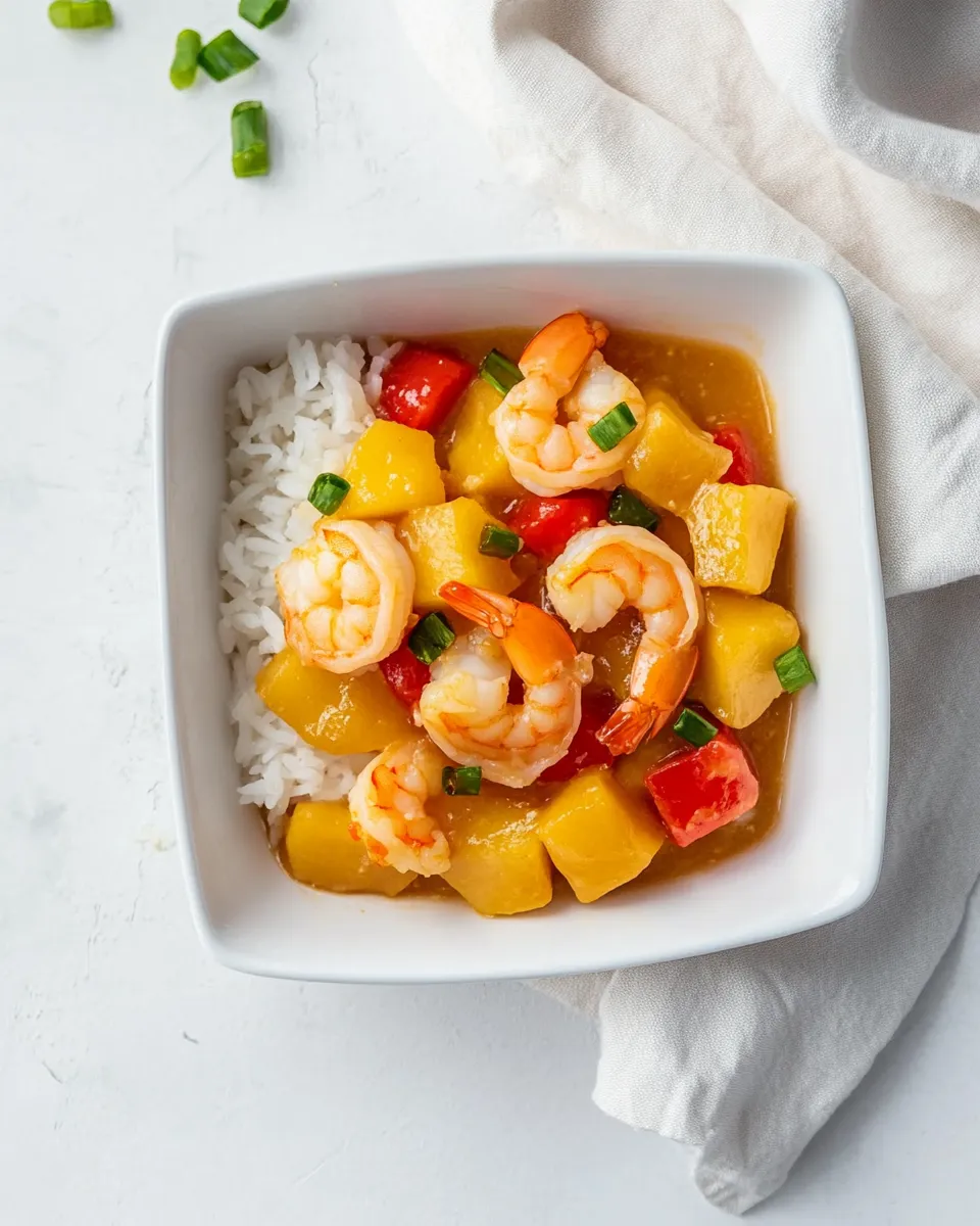 Easy Sweet and Sour Shrimp Recipe dish photo