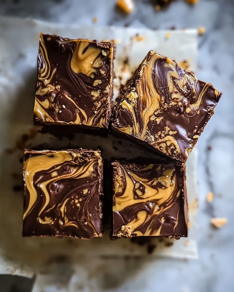 Amazing Swirled Chocolate Butterscotch Bars. image