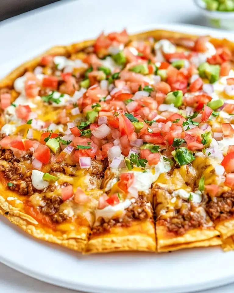 Homemade Taco Bell Mexican Pizza photo
