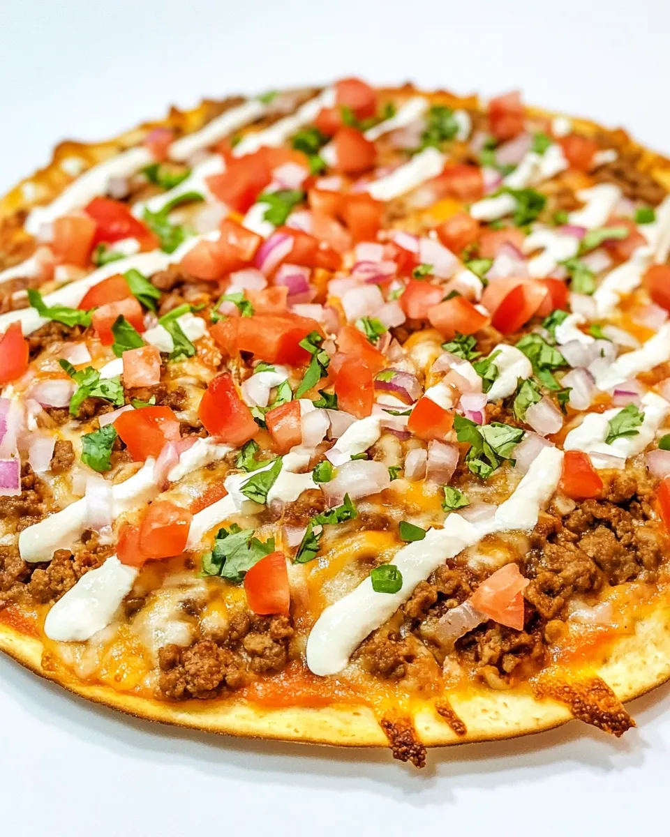 Classic Taco Bell Mexican Pizza image