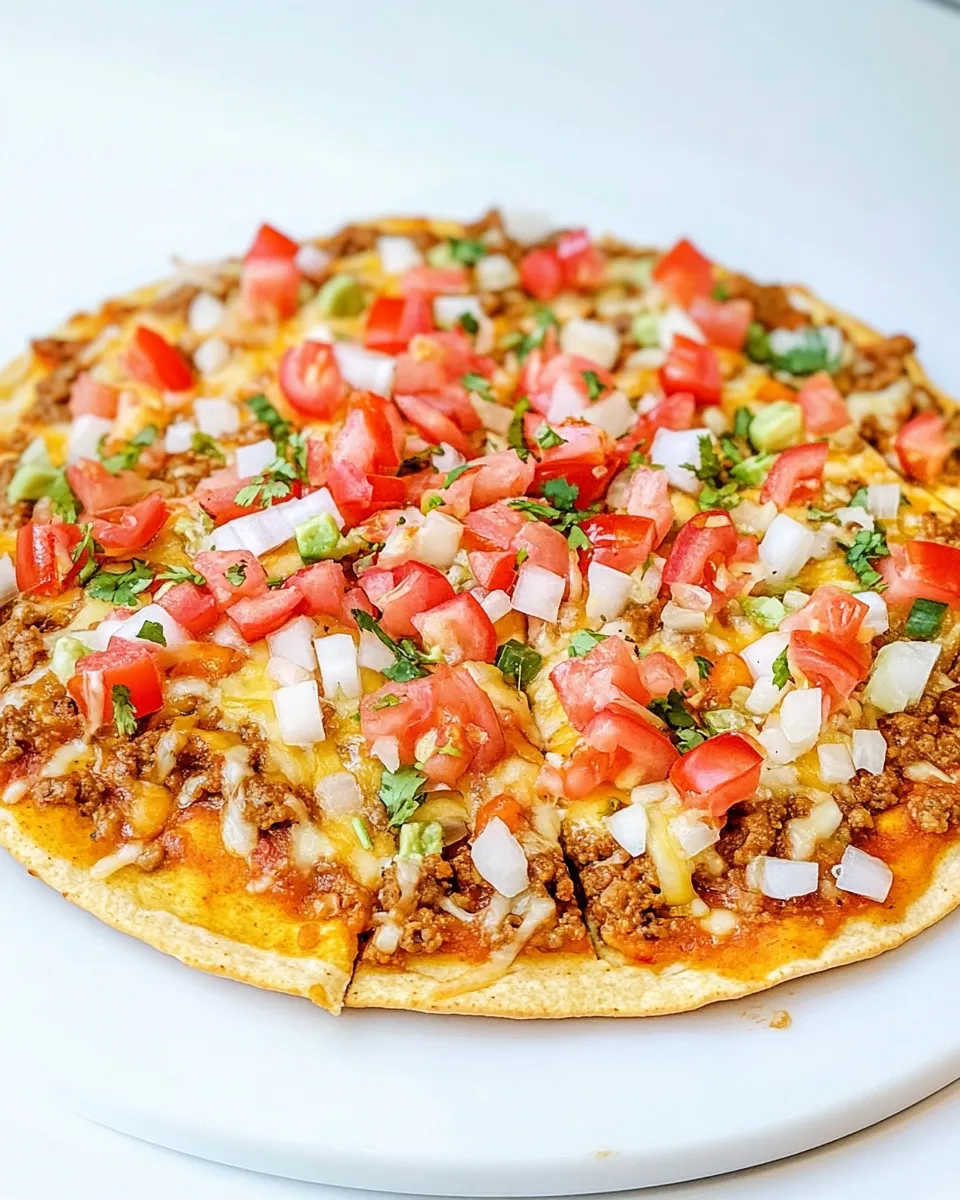 Easy Taco Bell Mexican Pizza recipe photo