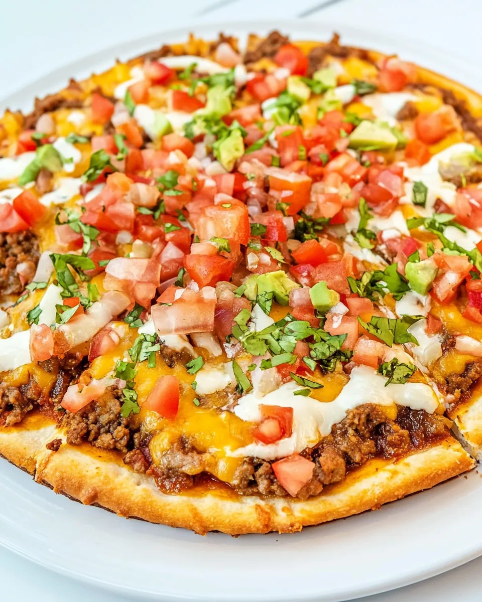 Delicious Taco Bell Mexican Pizza shot