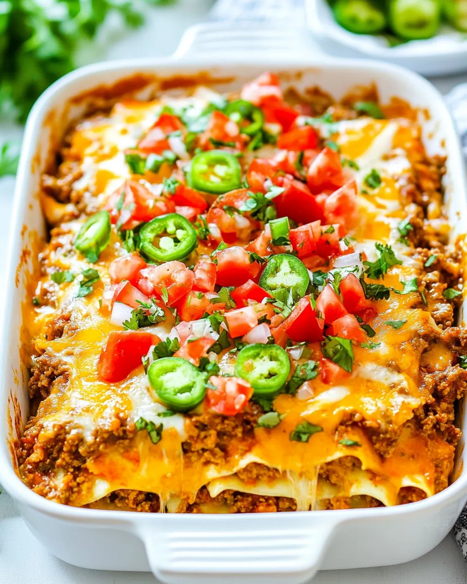 Homemade Taco Lasagna photo