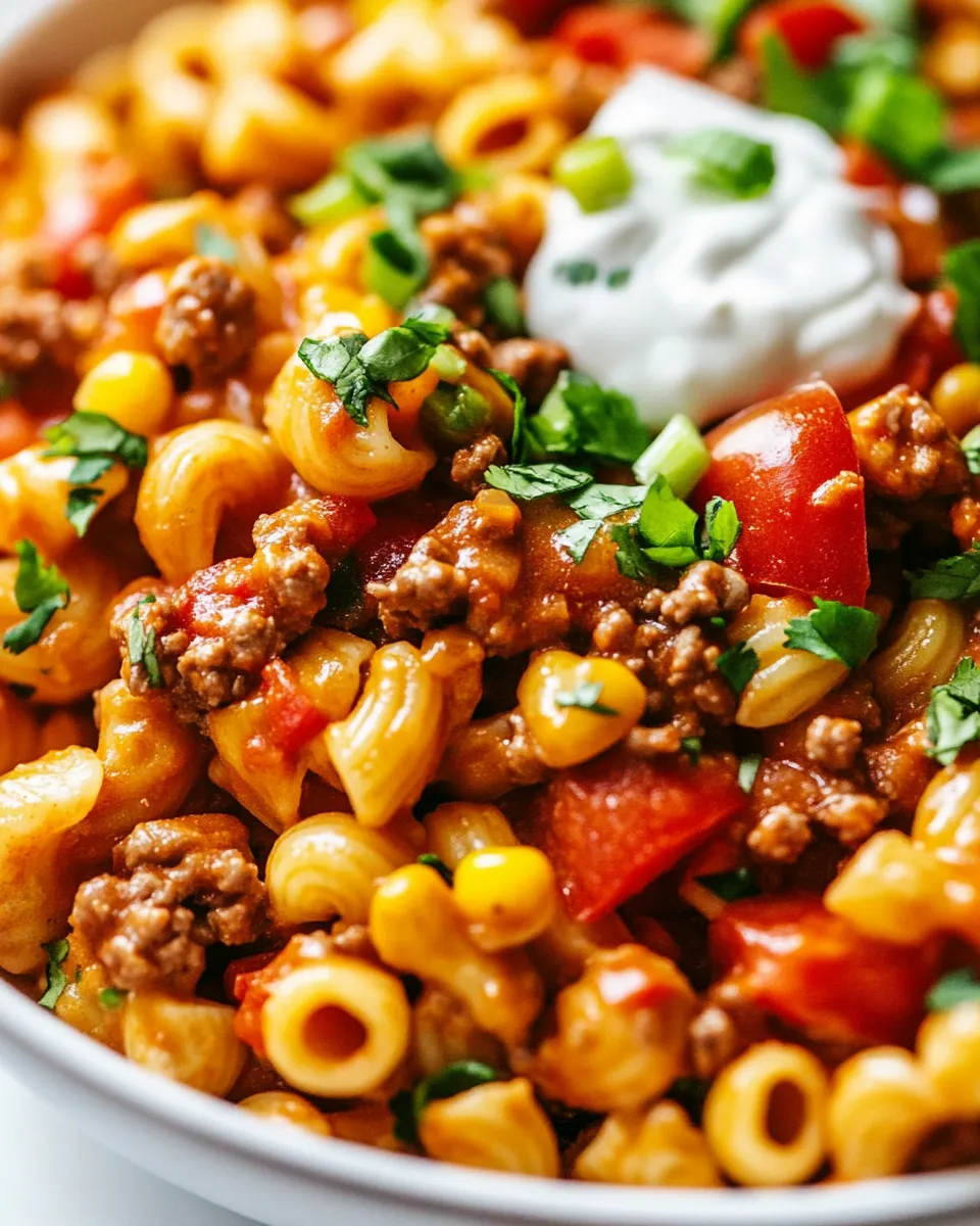 Delicious Taco Pasta Recipe image
