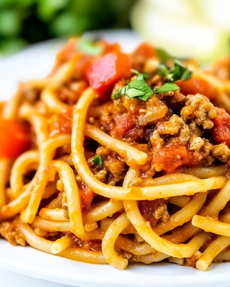 Easy Taco Spaghetti (Vegan!) photo