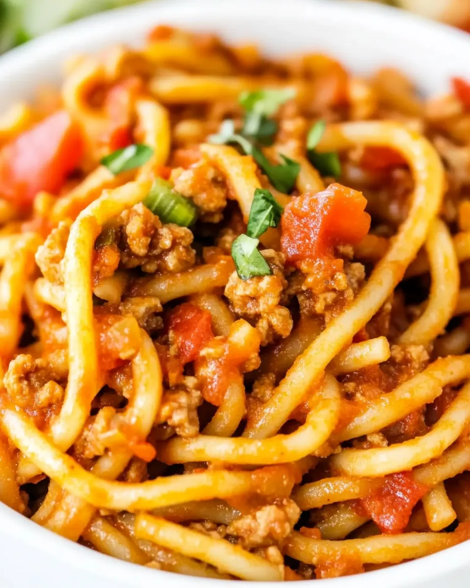 Quick Taco Spaghetti (Vegan!) recipe photo