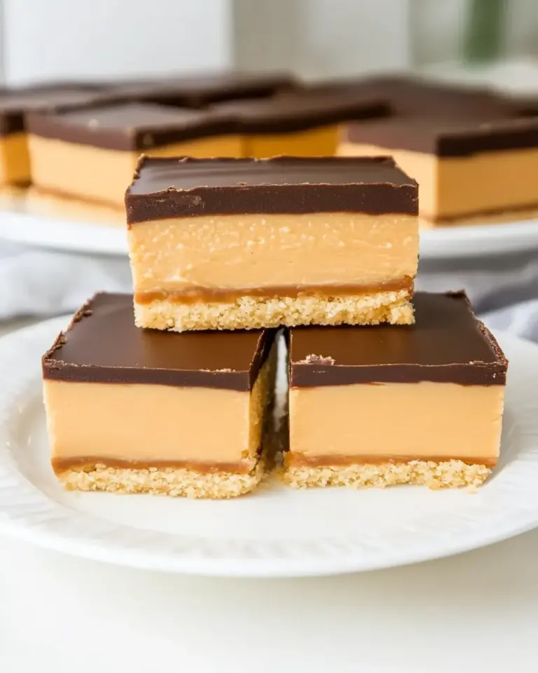 Homemade Tagalongs Cookie Bars photo