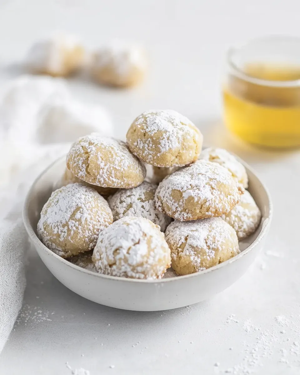 Delicious Tea Cookies shot