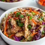 Easy Teriyaki Chicken and Cabbage Bowls photo