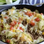 Easy Tex-Mex Ground Beef and Cabbage Skillet Recipe photo