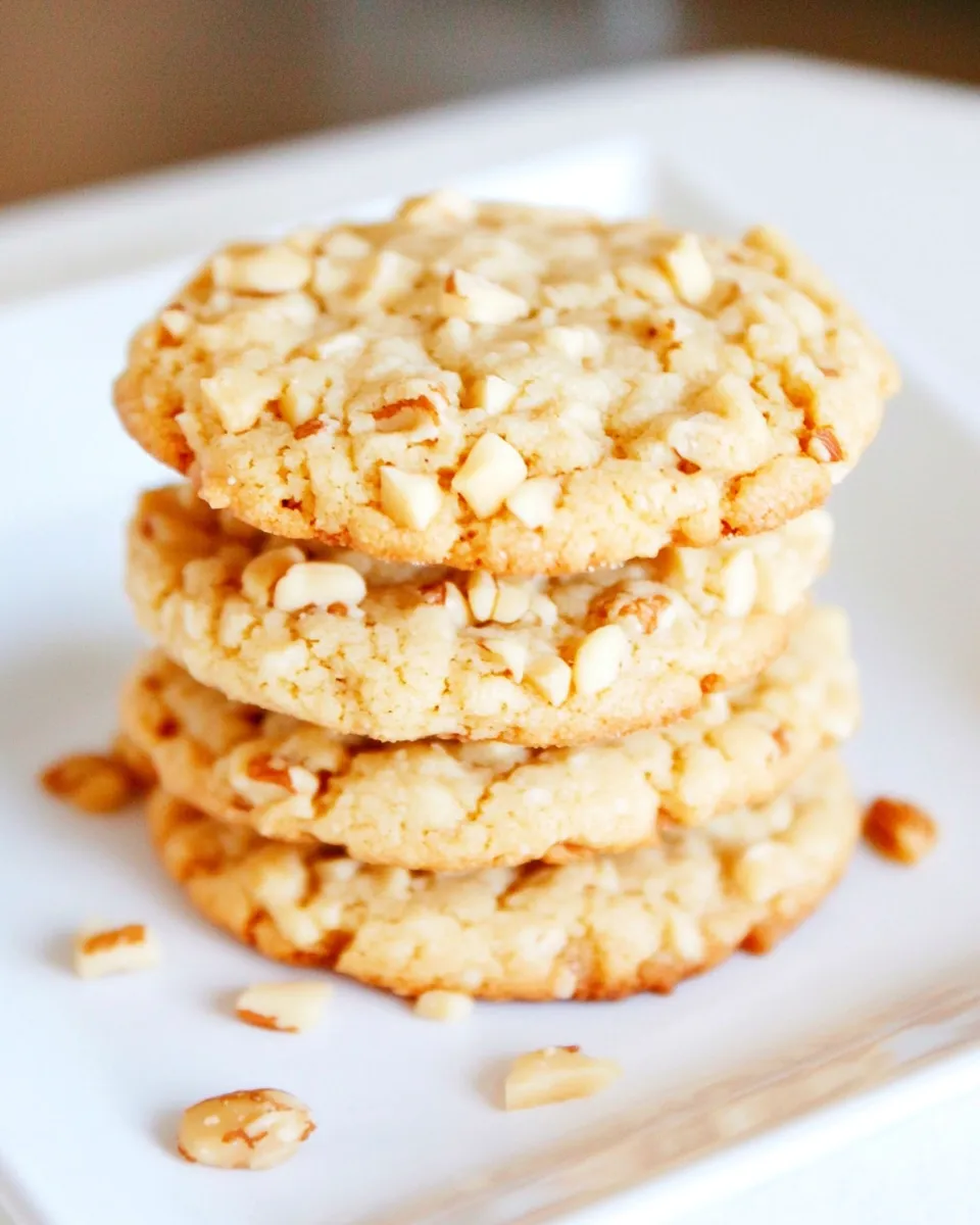 Delicious Texas Almond Crunch Cookies shot