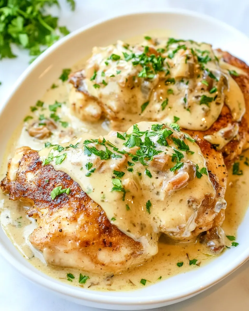 Homemade Texas Roadhouse Smothered Chicken photo