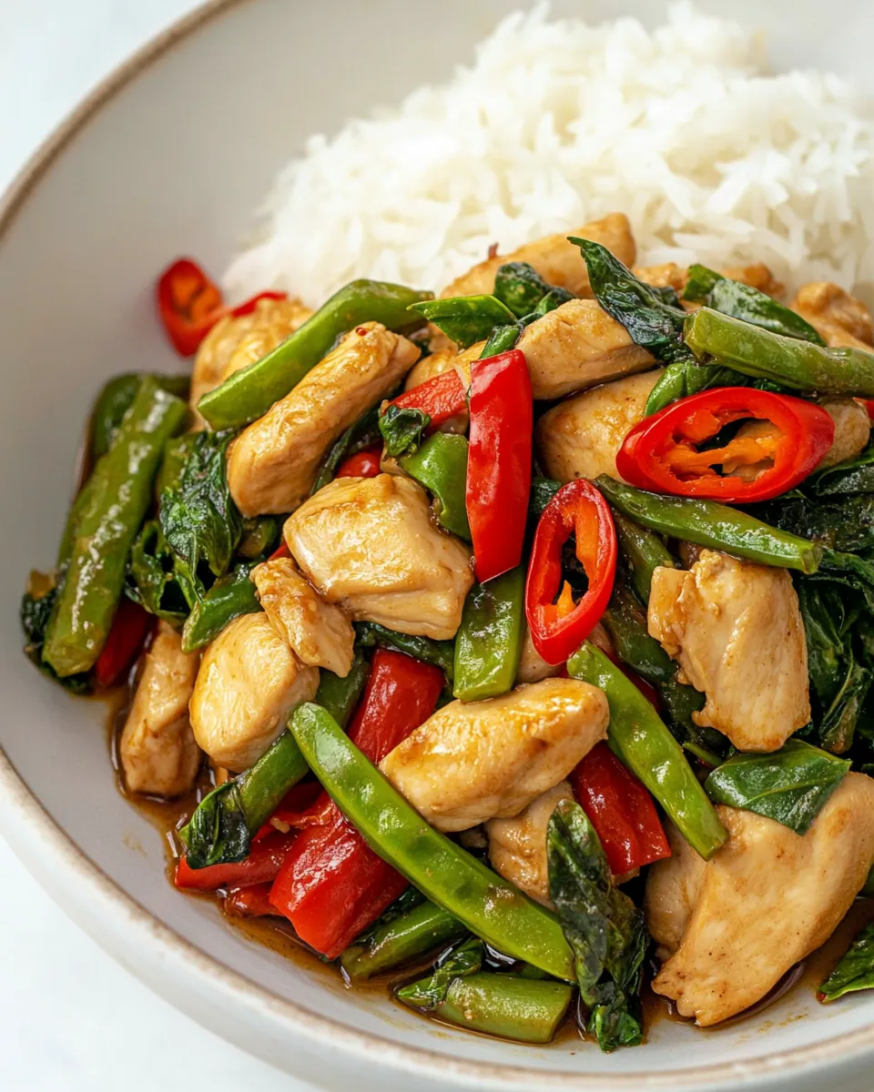 Classic Thai Basil Chicken Recipe image