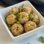 Homemade Thai Chicken Meatballs recipe image