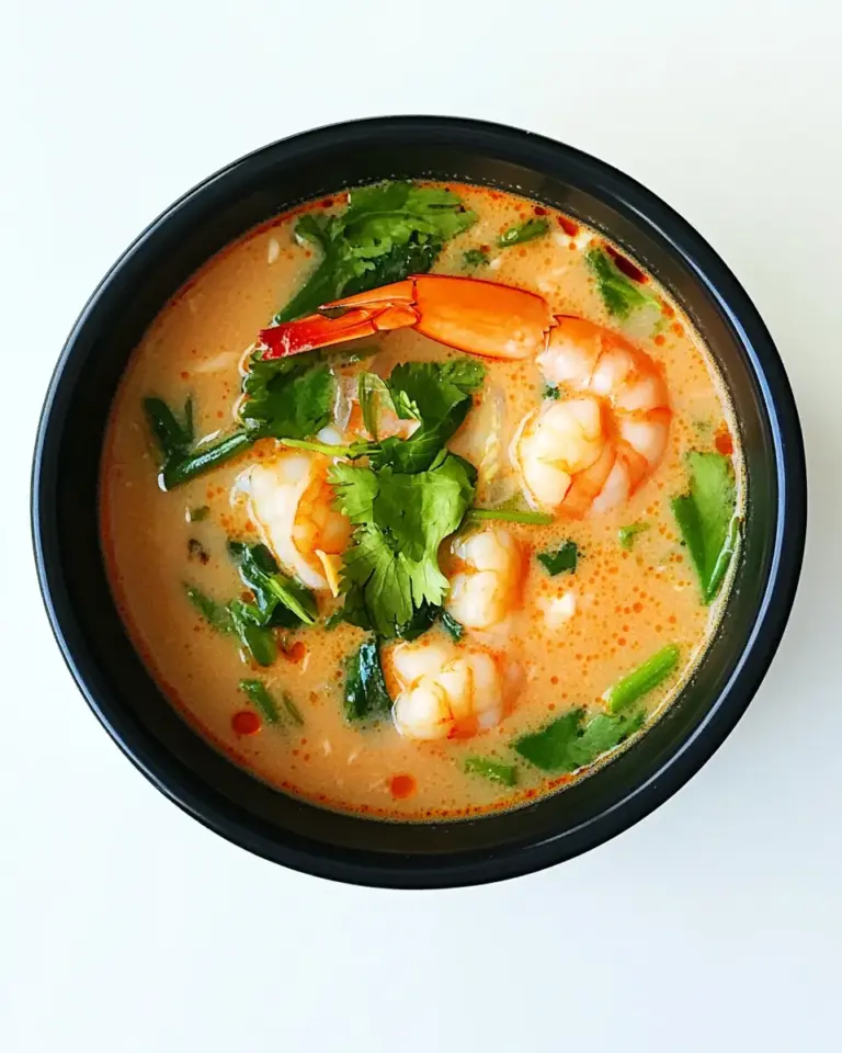 Homemade Thai Coconut Shrimp Soup photo