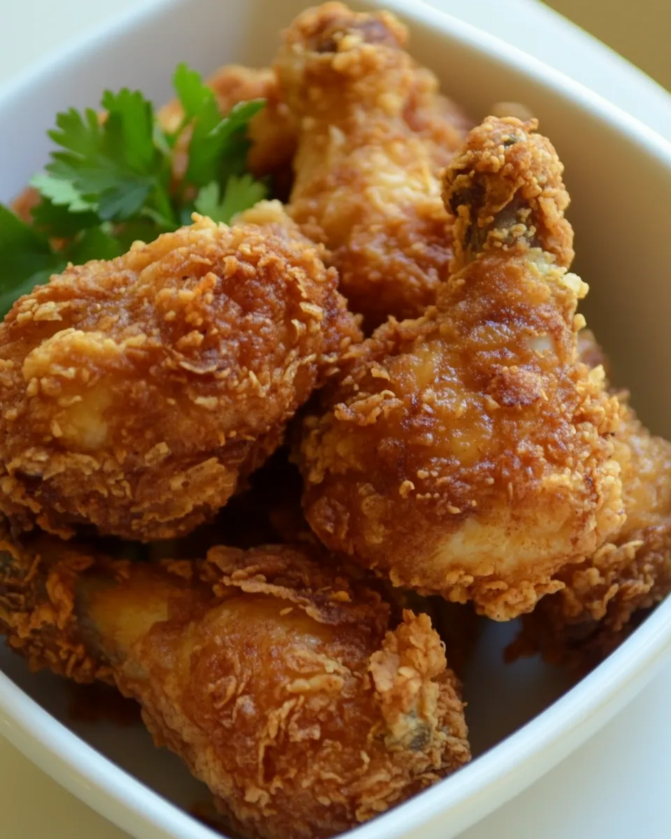 Delicious Thai Fried Chicken shot