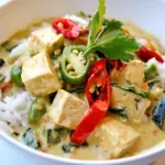Homemade Thai Green Tofu Curry photo