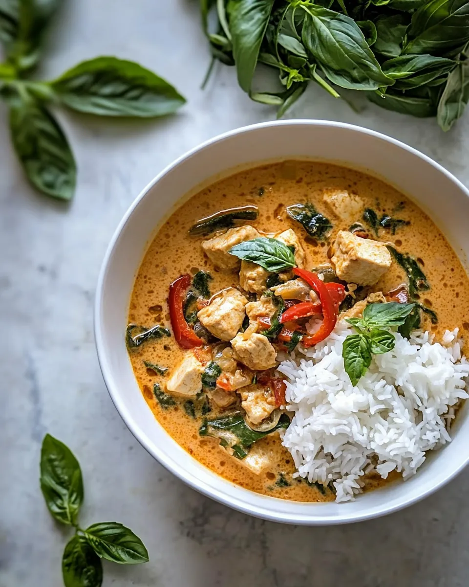 Homemade Thai Panang Curry photo