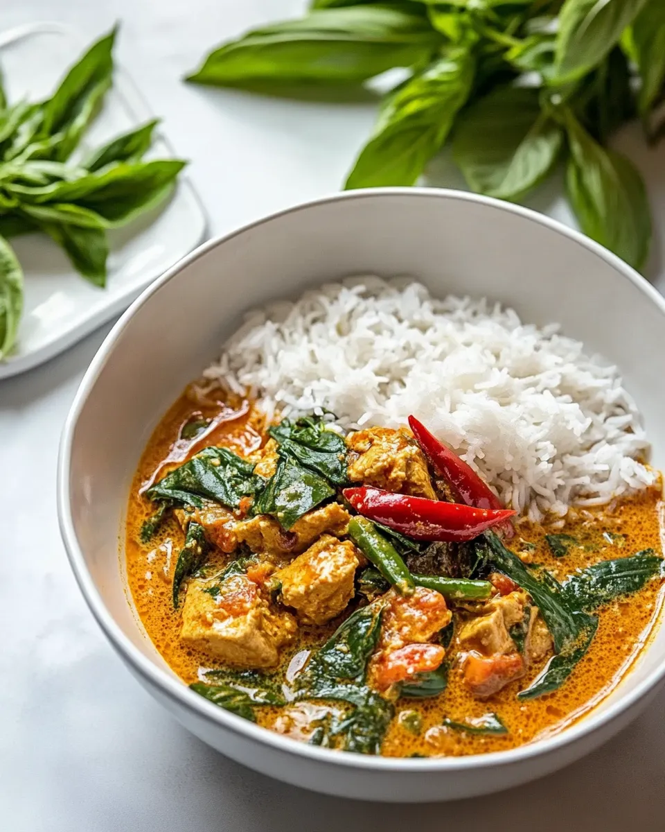 Easy Thai Panang Curry recipe photo
