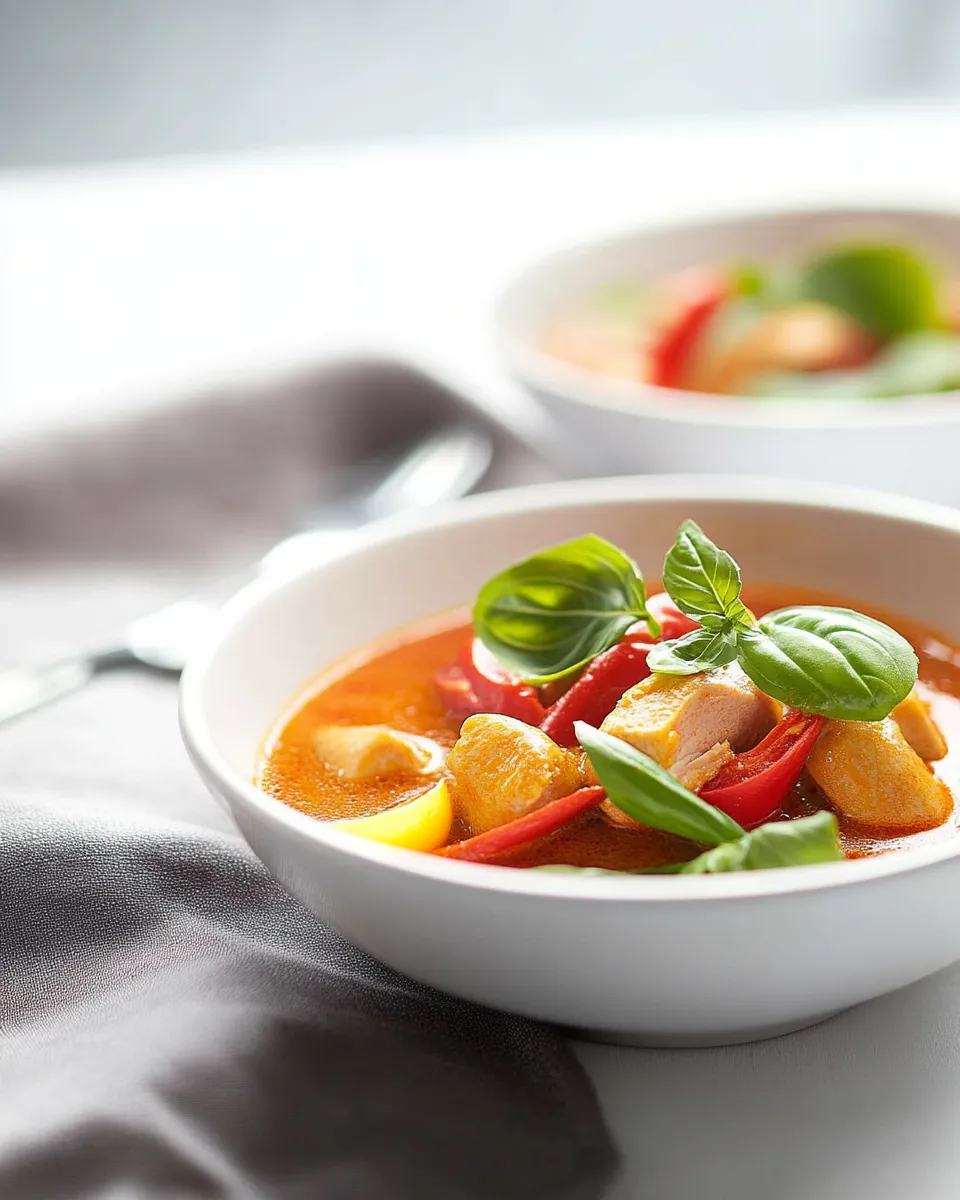 Homemade Thai Red Duck Curry photo