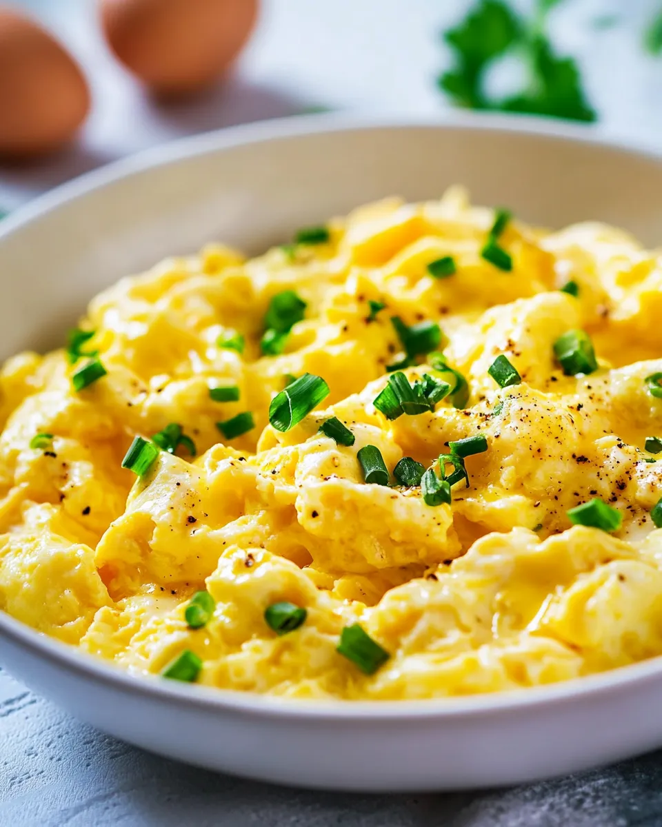 Quick The BEST Scrambled Eggs! shot