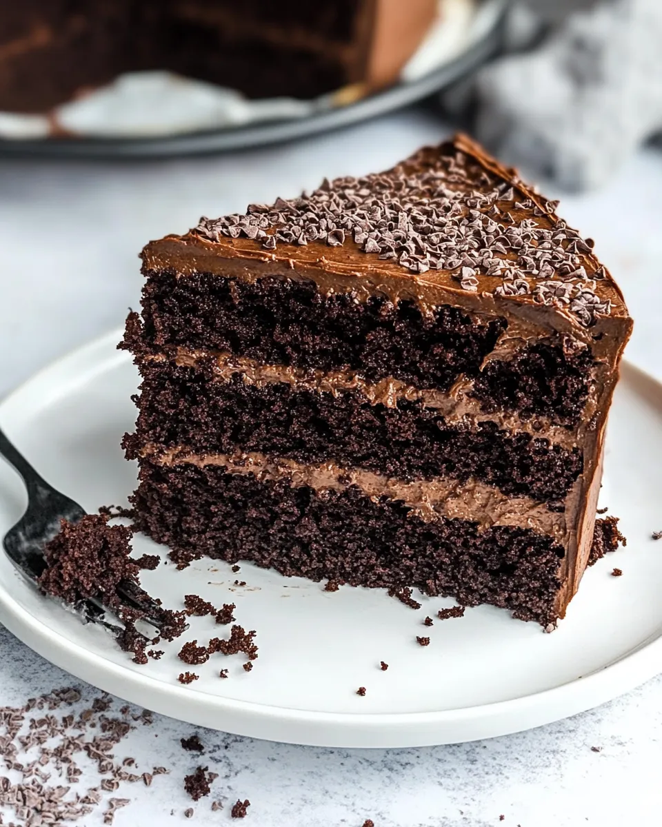 Delicious The Best Chocolate Cake shot