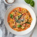 Homemade The Best Creamy Tomato & Spinach Tortelloni photo