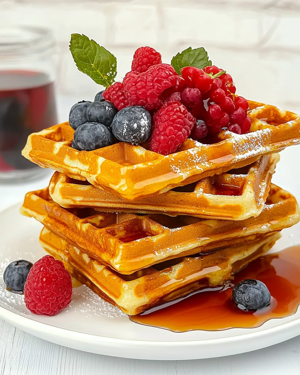 Classic The Best Paffles (Waffle Pancakes) image