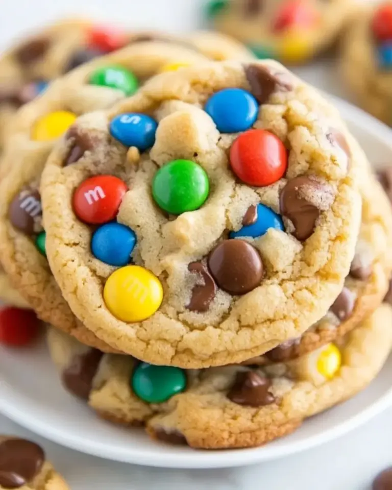 Homemade The Best Soft and Chewy M&MS Cookies photo