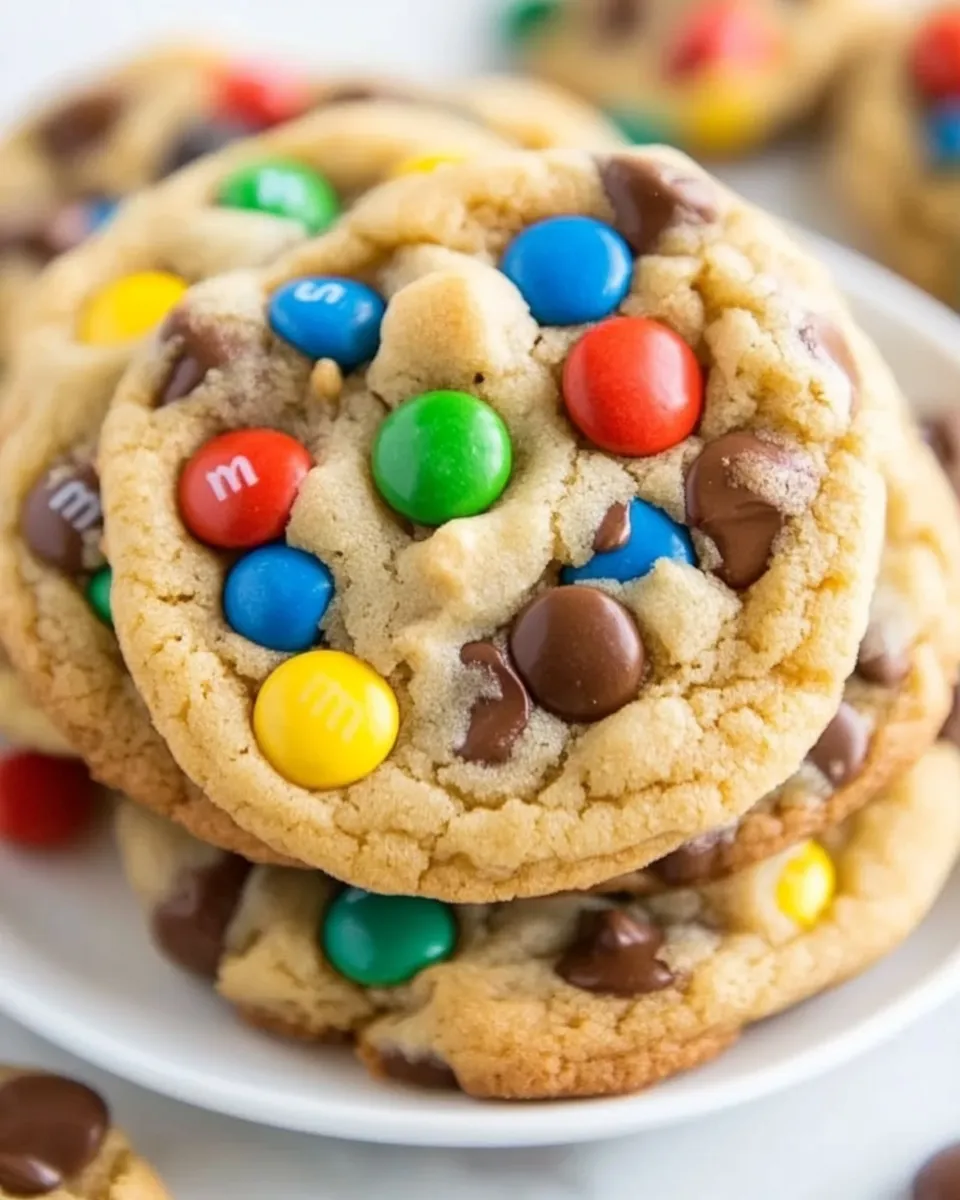 Homemade The Best Soft and Chewy M&MS Cookies photo